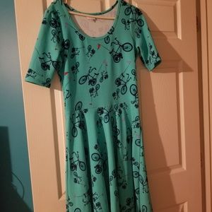 Lularoe Nicole size Large with bikes